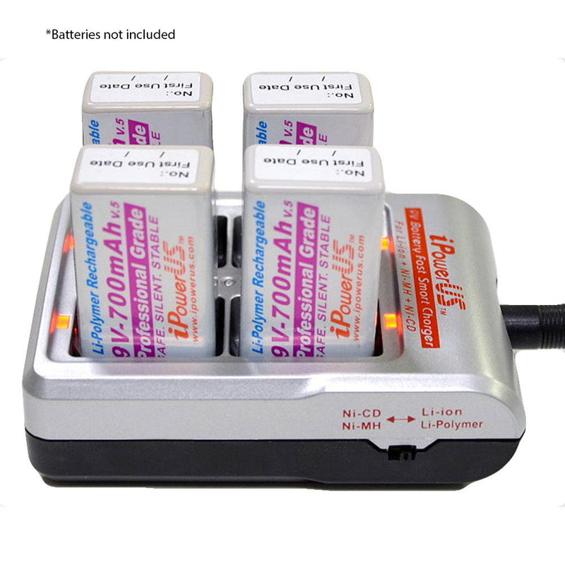 I-Power 9V Battery Fast Smart Charger - NZ Battery Specialists New Zealand