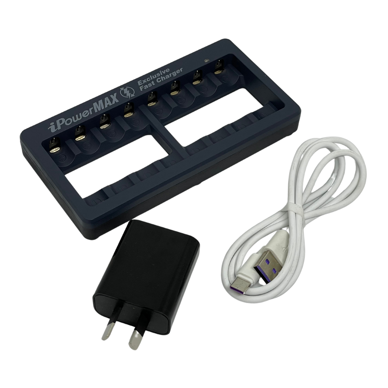 I-POWER 8 x AA Lithium Fast Smart Charger - NZ Battery Specialists New Zealand