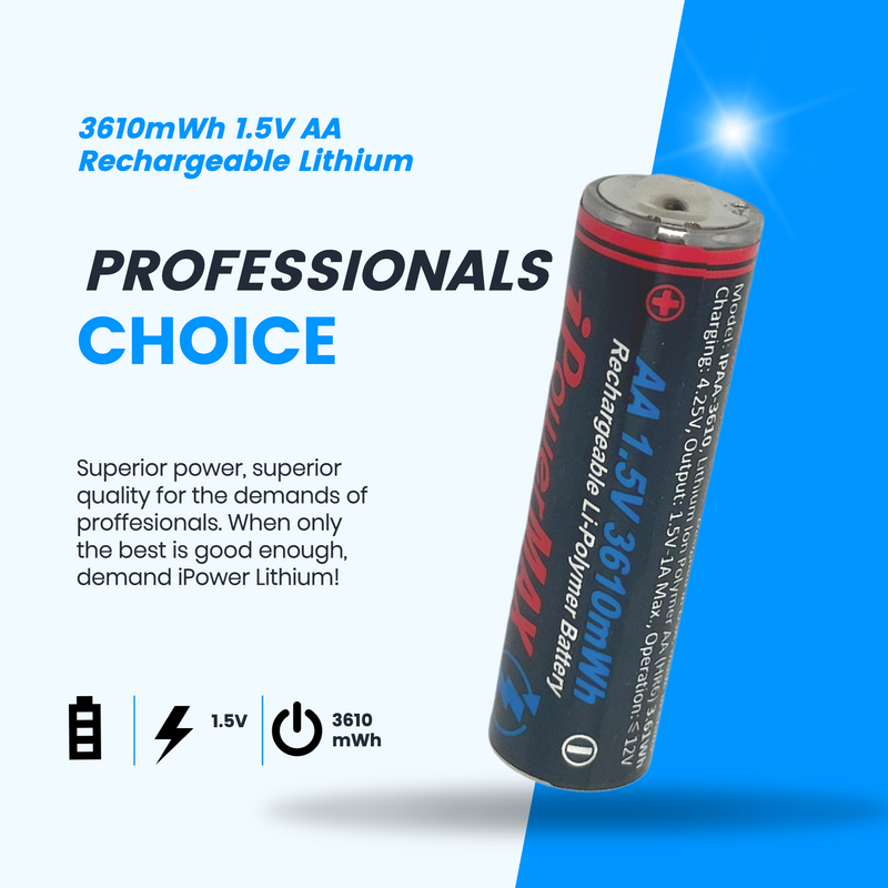 I-POWER AA size 1.5V Rechargeable - NZ Battery Specialists New Zealand