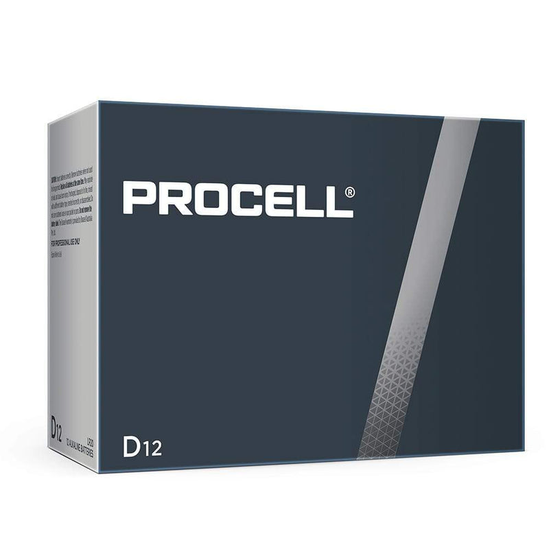 Procell-Duracell 1.5V D Size Bulk Box of 12 - NZ Battery Specialists New Zealand
