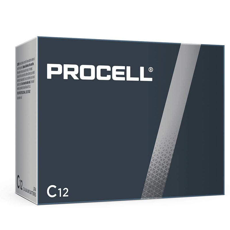 Procell-Duracell 1.5V C Bulk Box of 12 - NZ Battery Specialists New Zealand