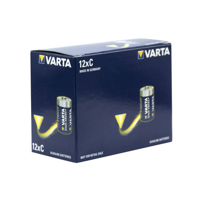 Varta HIGH ENERGY Industrial C size - BULK BOX OF 12 VAILR14-12 - NZ Battery Specialists New Zealand