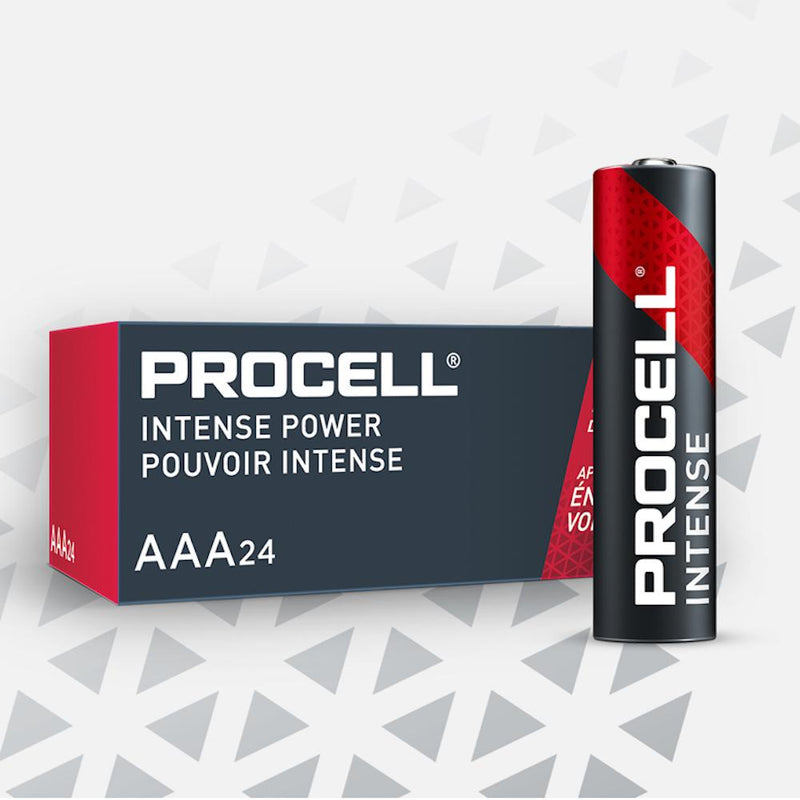 Procell INTENSE Power PX2400 AAA Battery 1.5V Alkaline Box of 24 - devices that need bursts of power - NZ Battery Specialists New Zealand