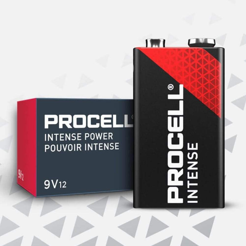 Procell INTENSE Power 9V PX1604 Bulk Box of 12 - devices that need bursts of power - NZ Battery Specialists New Zealand