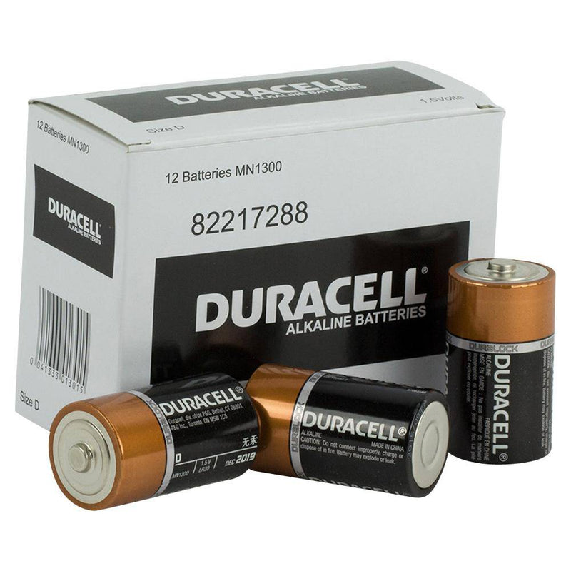 Duracell Coppertop D size battery Bulk box of 12 - NZ Battery Specialists New Zealand