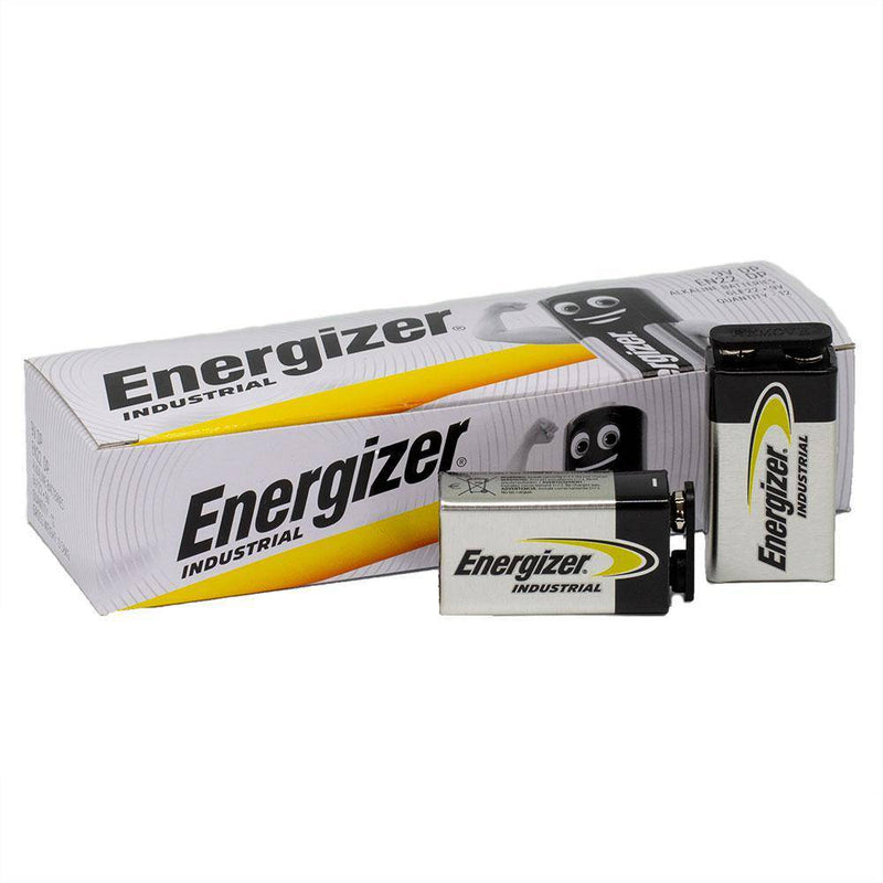 Energizer Industrial 9V Bulk Box of 12 - NZ Battery Specialists New Zealand