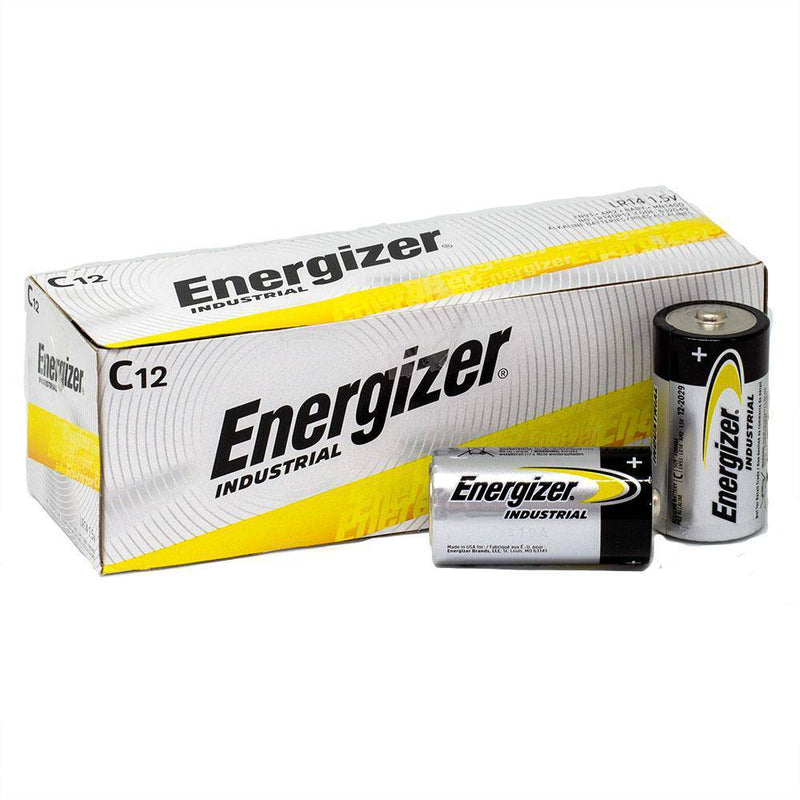 Energizer C Industrial Bulk box of 12 - NZ Battery Specialists New Zealand