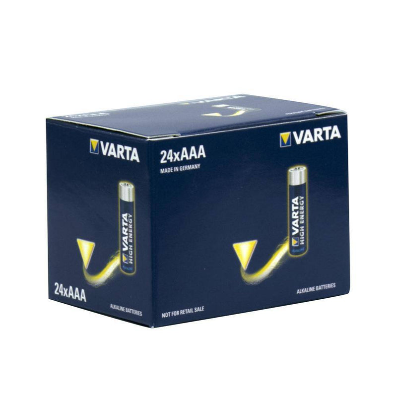 Varta HIGH ENERGY Industrial AAA size - BULK BOX OF 24 - NZ Battery Specialists New Zealand